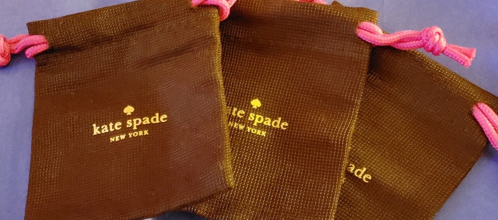 New Designer Kate Spade Jewelry Dustbag Set